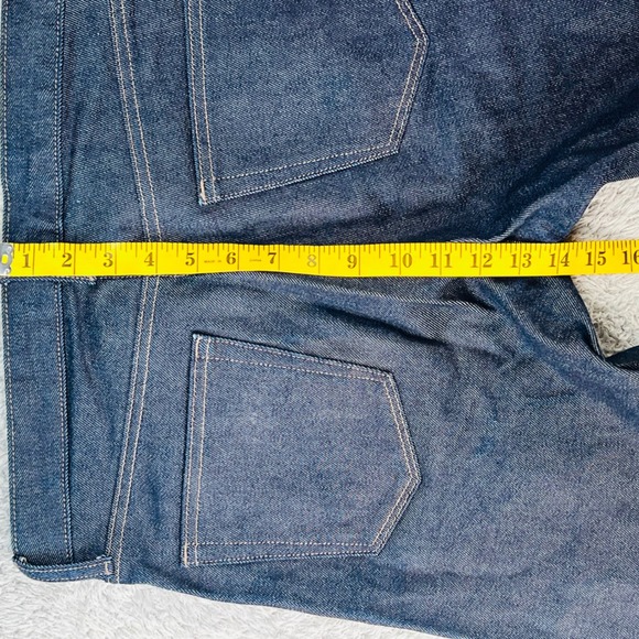 UNIQLO Jeans Mens Size 30 Stretch Selvedge
Dark Indigo Slim Raw Denim Red Line - Picture 3 of 11